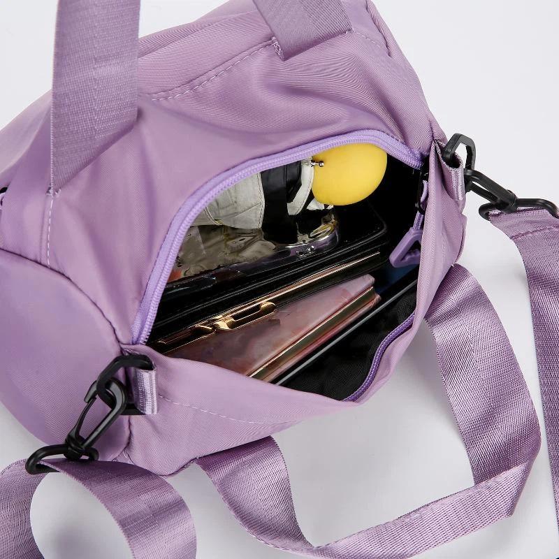 Casual Small Backpack Crossbody Shoulder Bag 1Pcs for Girls Premium Nylon Braided Fabric Birthday Gift for Teens