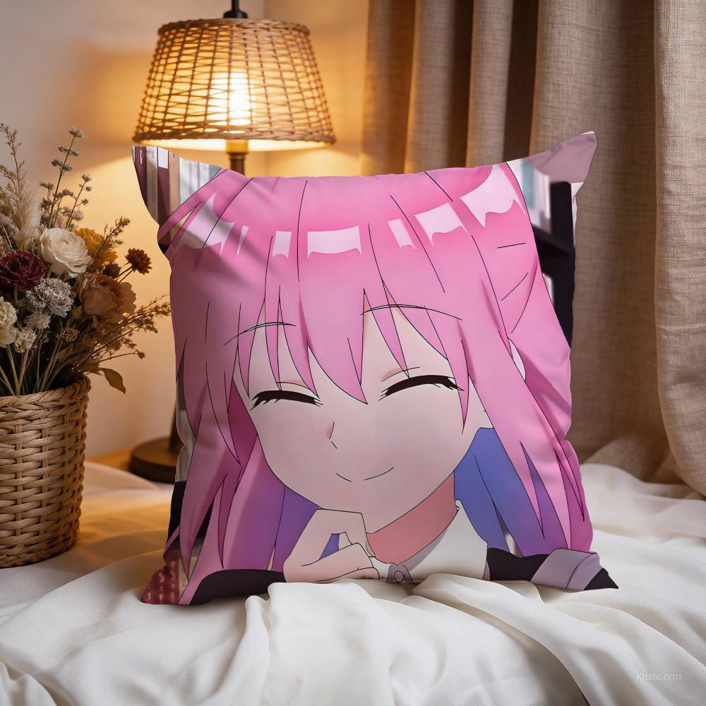 sShikimoris Not Just aCuties Cushion Cover Premium Comfort Reversible Pillow Cove -Two In One Design for Any Room & Car Interior