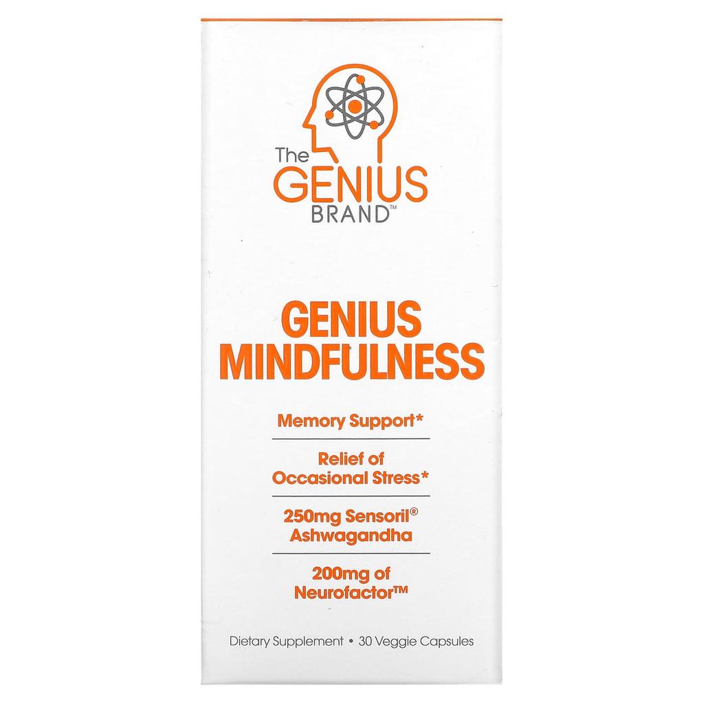 Genius Mindfulness, Veggie Capsules 30