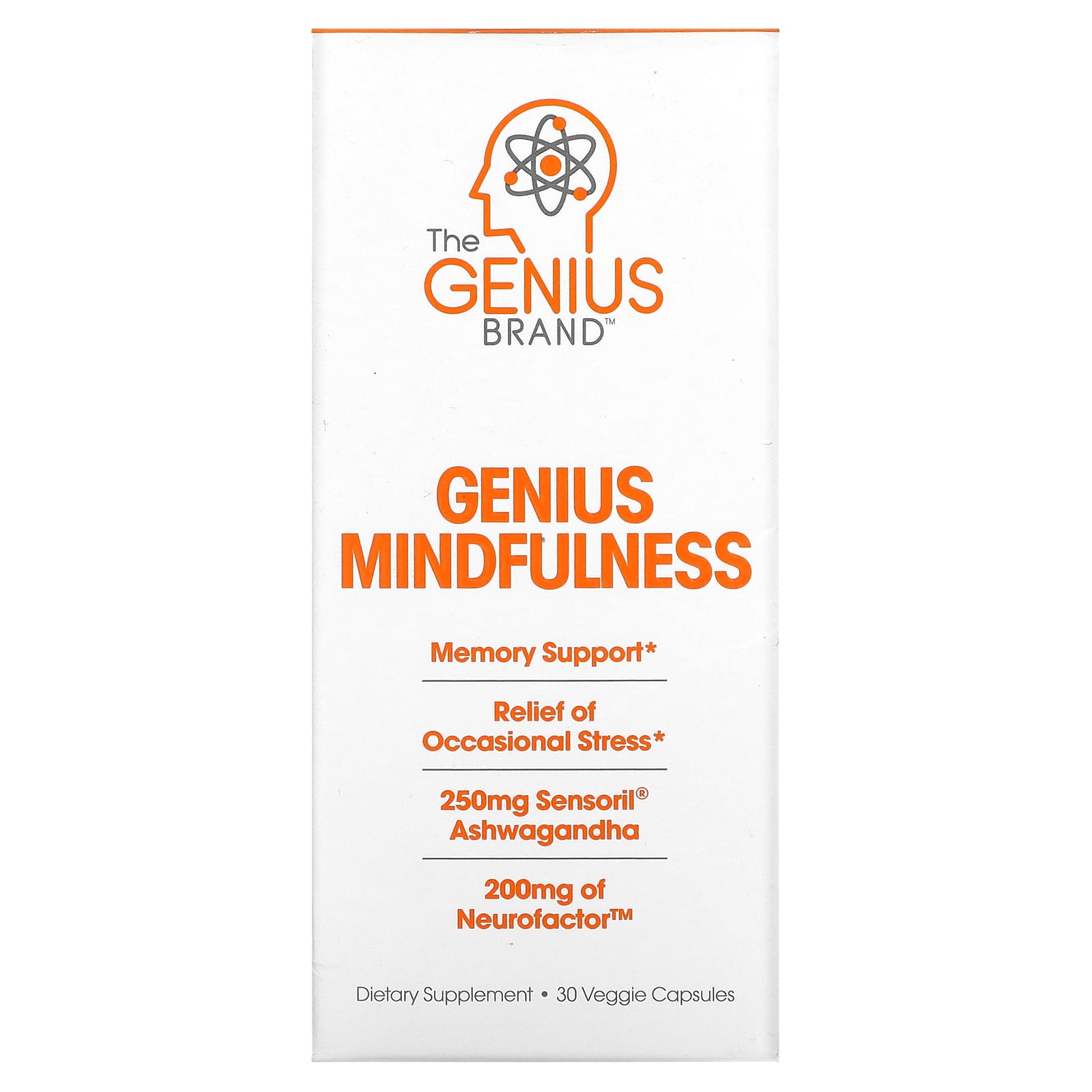 

Genius Mindfulness, Veggie Capsules 30