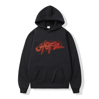 Rapper Cactus Jack Utopia Print Hoodie Unisex Vrouwen Hip Hop Vintage Lange Mouw Hoodies Mode Casual Fleece Sweatshirt Streetwear