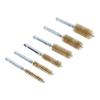 6PCS Bore Brush 4in Rust Proof Twisted Wire Cleaning Brush with 1/4in Hex Shank for Electric Drill Impact Driver
