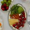 Silver Serving Tray Stainless Steel Oval Mirror Elegant Vintage Decorative Appetizer Platter for et Wedding Party Jewelry