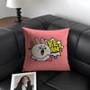C-Cony Cartoon Cushion Cover Natural Linen Organic Fabric Double-Sided Printing Sofa Home Decor Gift Pillow Case