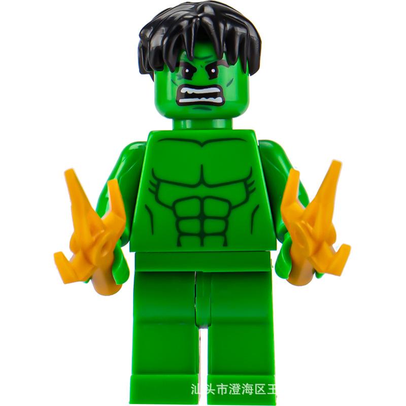 Ninja Warrior Superhero Doll With Weapon Single Building Block Assembly Toy