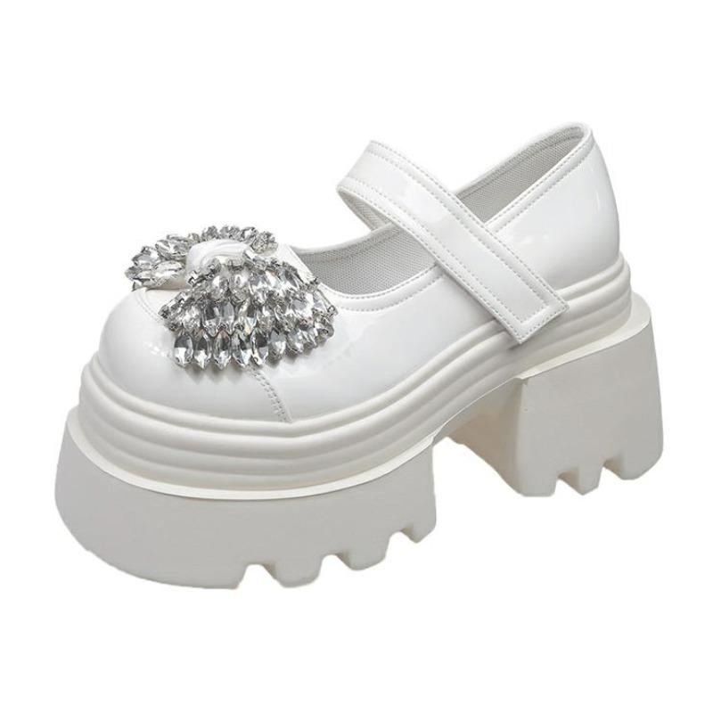 Fashion 10CM Bling Butterfly-knot Slippers Slip On Platform Wedge Sandals 2025 Women Summer Breathable High Heels Chunky Sneakers Woman