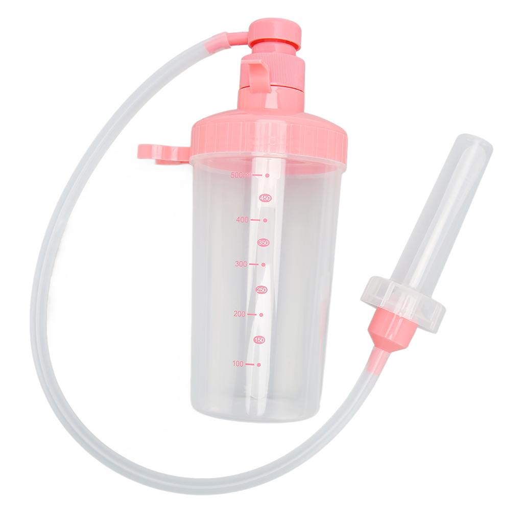 Wiederverwendbares Vaginalspülsystem Manuelle Druckstabile Wasserspülung Vaginalspülreiniger 500ML