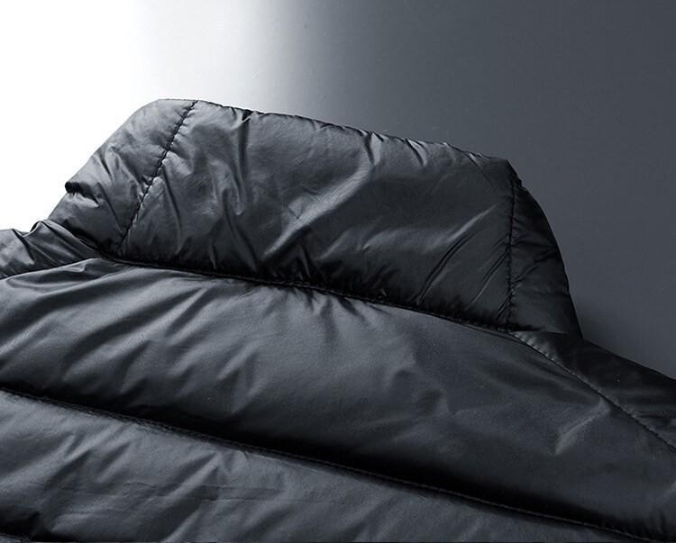 2024 Herren Stehkragen Leichte Warme Daunenjacke - Herbst Winter Freizeit Paarkleidung