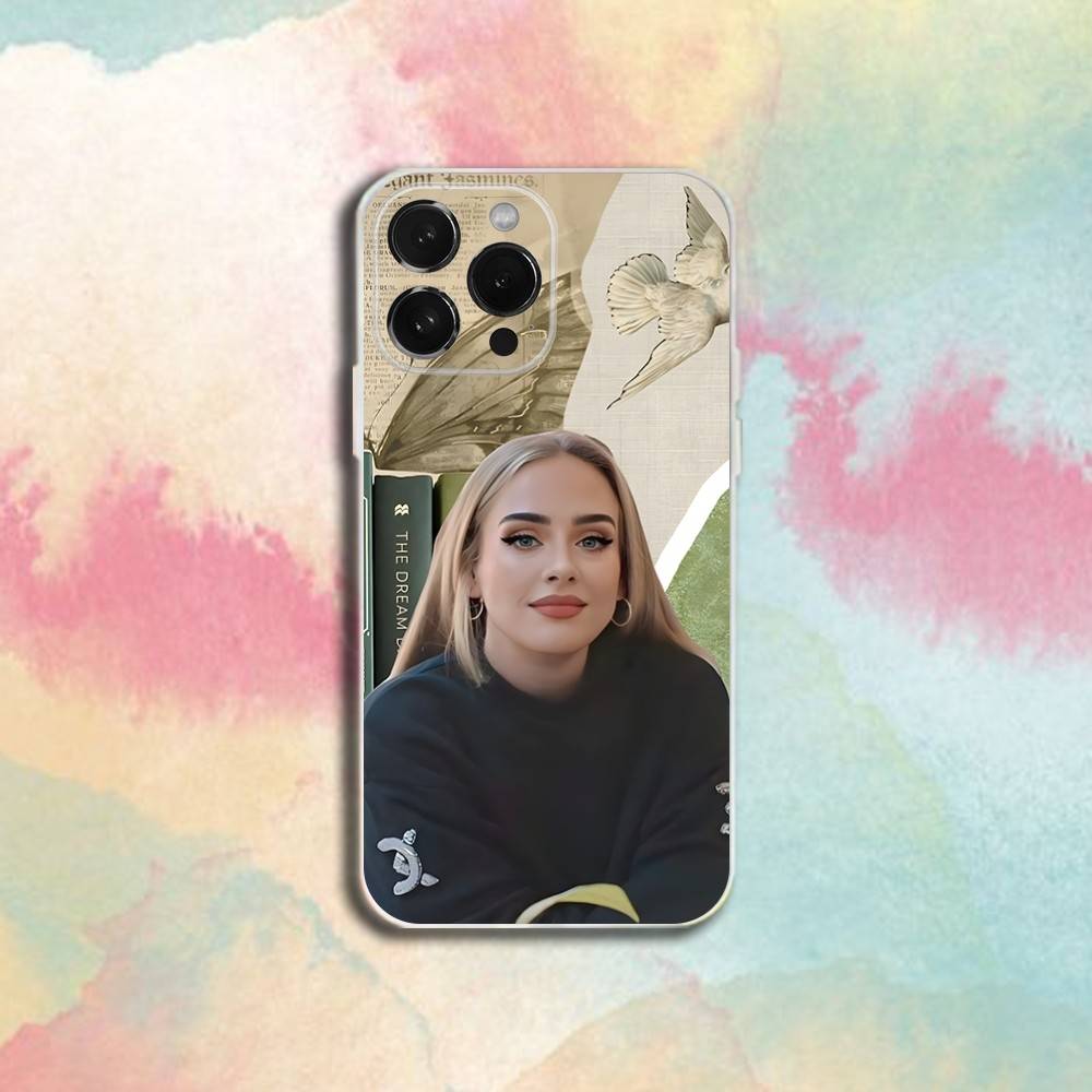 Singer A-Adele Phone Case For iPhone 16,15,14,13,12,11 Plus,Pro,Max,XR,XS,Plus,E,SE4,Mini Transparent Cover