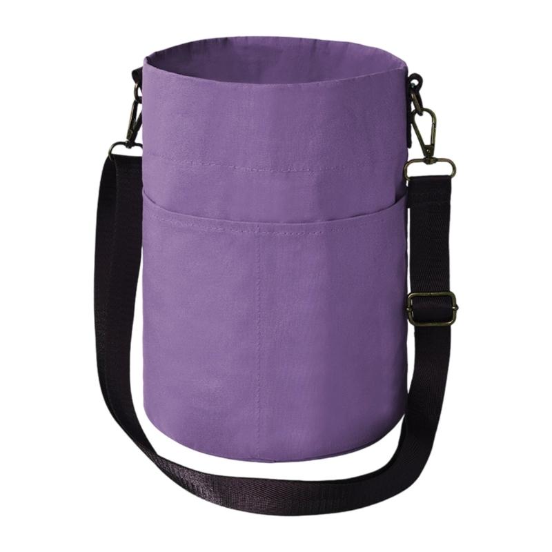 

Portable Single Shoulder Craft Storage Bag for Knitting Supplies and Daily Organization фіолетовий