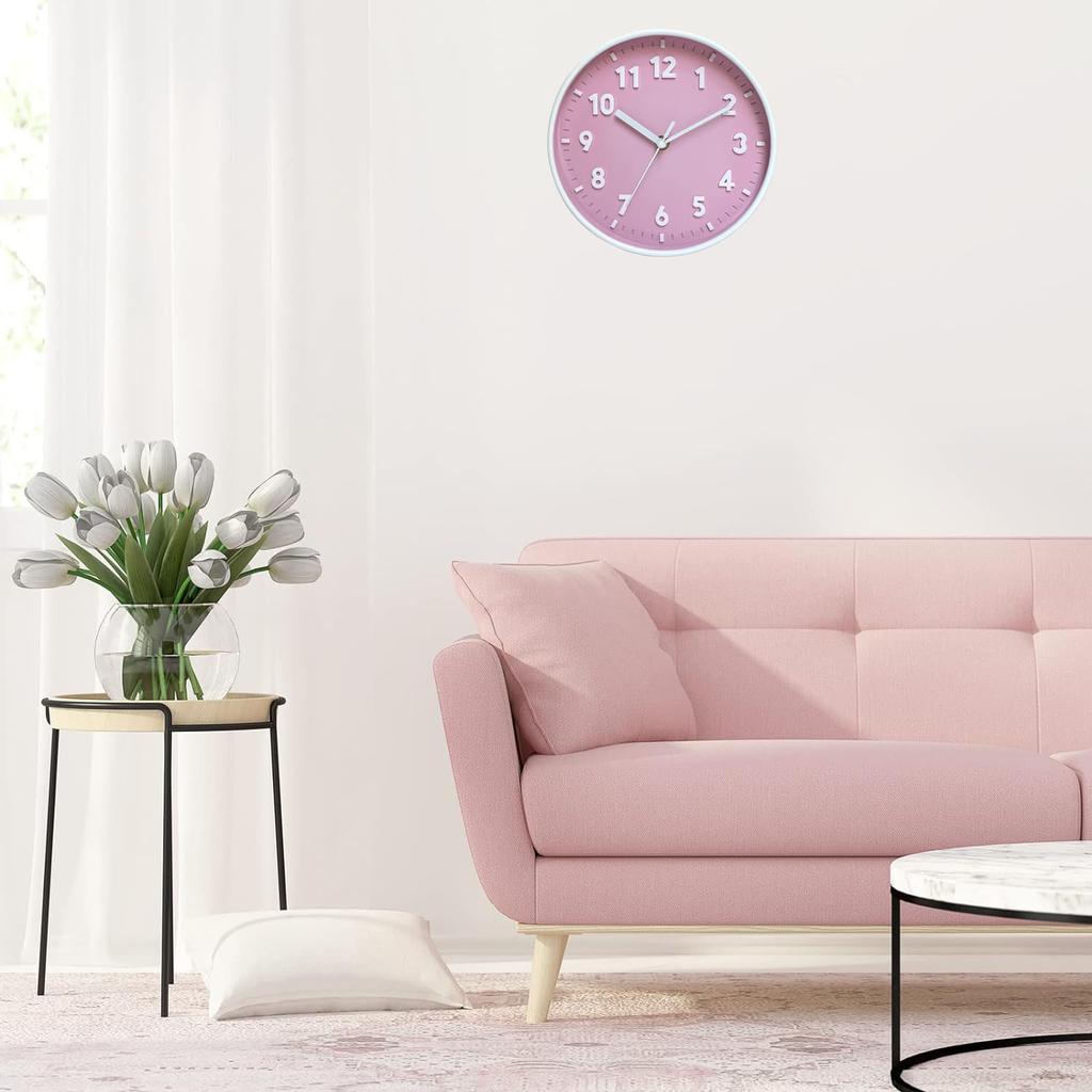 Einfache Mode Wanduhr Stereo Stille Reisezeit Genaue Wanduhr für Kinderzimmer Arbeitszimmer Wanddekoration