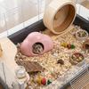 Non-Slip Ceramic Hamster Nest Smooth Surface Hamster Cooling House  Summer Cooling