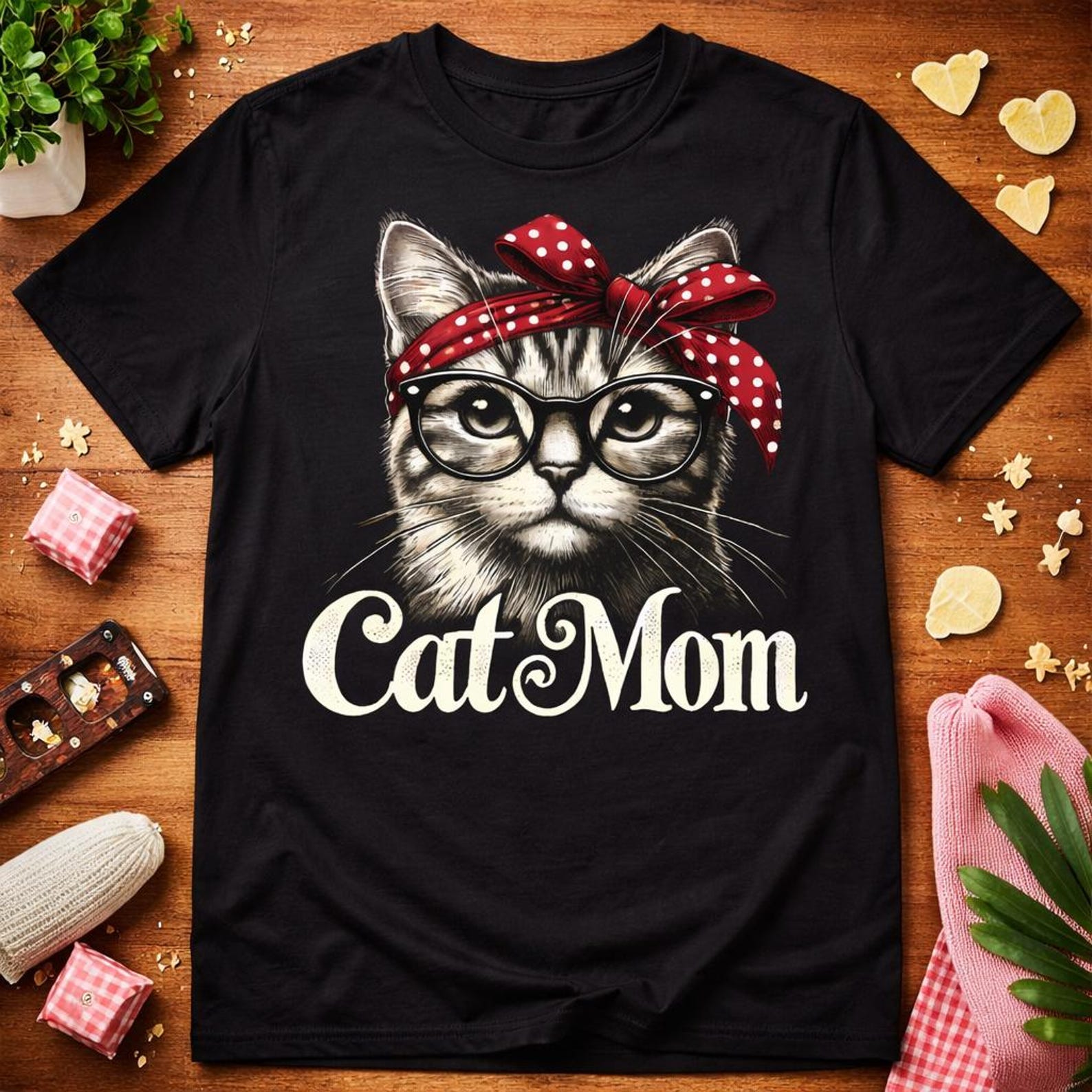 Funny Cat Mom Shirt – Cat Lover Gift, Mother’s Day Tee 4XL