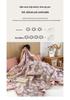 100% Cotton Summer Gauze Blanket - Lightweight, Three-Layer Design for Office, Nap, or Sofa