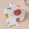 Super Soft Cotton Infant Bib & Neck Warmer - Anti-Spit Up, Autumn/Winter Triangle Scarf