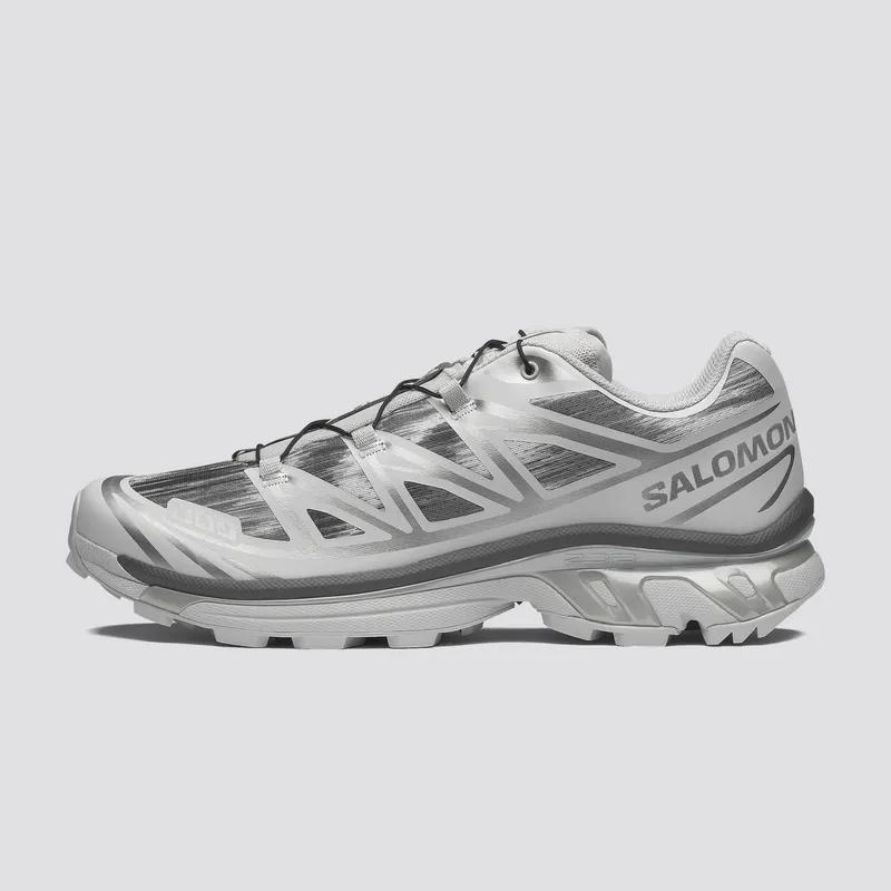 SALOMON Xt-6 Camo Casual Running Shoes Unisex Sneakers Silver Gray 478760