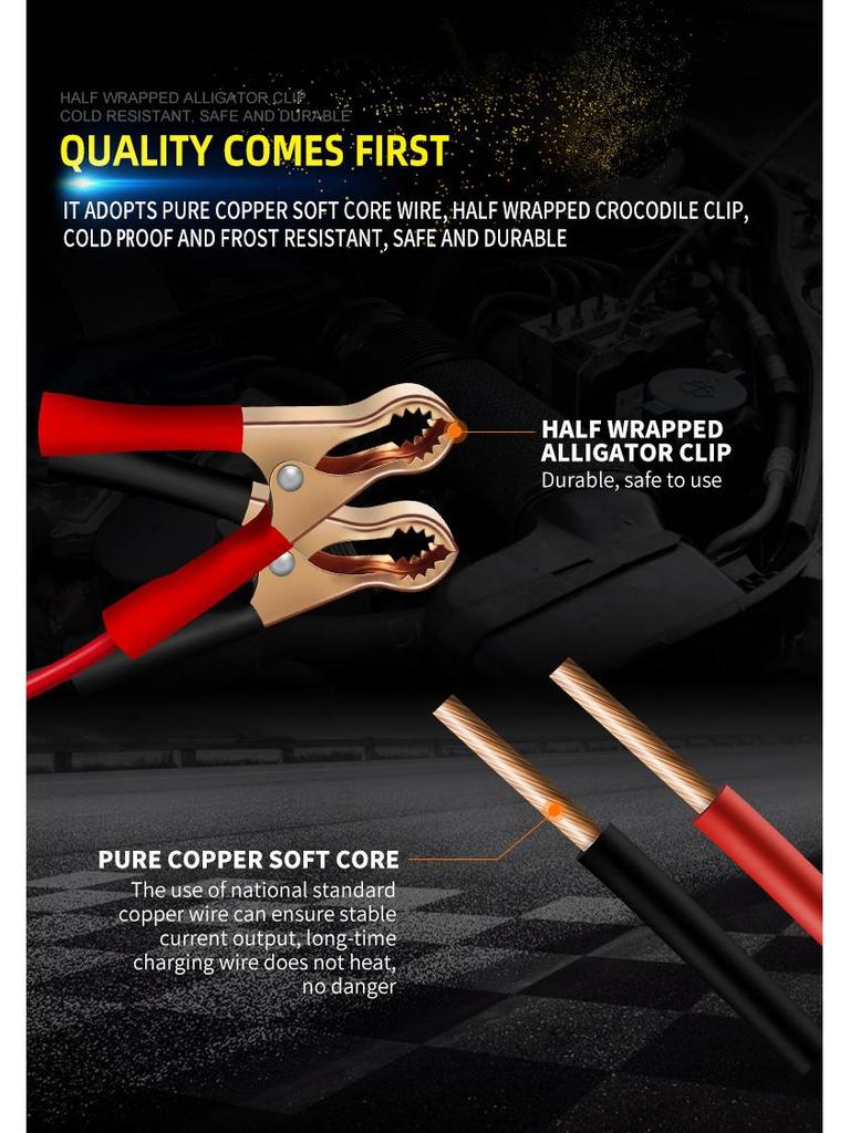 Intelligent 6V/12V Motorcycle & Scooter Lead-Acid Battery Charger and Repair Power Bank