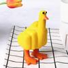 Novelty Resin Middle Finger Duck Decor Zakka Style Desktop Mini Sculpture Funny Office Desk Accessory