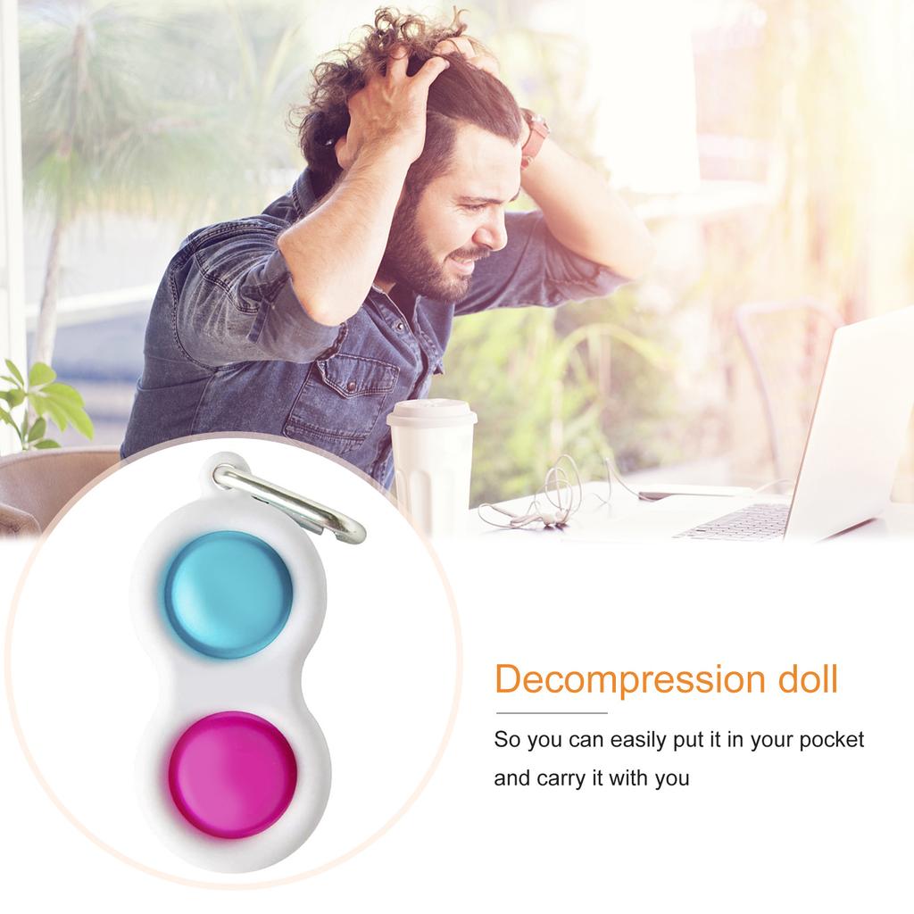 Adhd Fidget Backback Cheap Sensory Fidget Toys, Stress Relief Toys for ADD ADHD (Print Blue ...