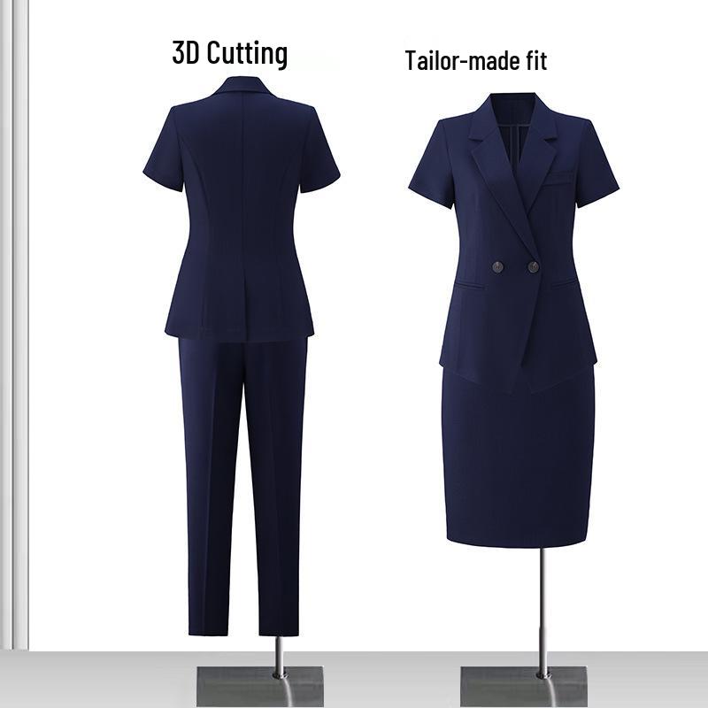 

Women s Professional Summer Blazer Suit Set for Interviews & Workwear XXL