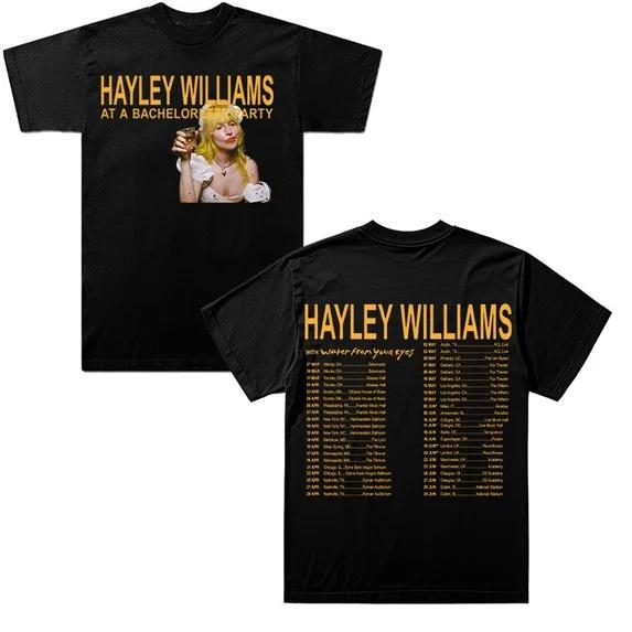 Hayley Williams 2026 Tour Merch Summer Unisex Shortsleeved Tshirt Fashion Y2K Printed Casual Stylish Design Tee S