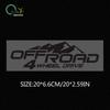 4X4 off-road car four-wheel drive reflective decoration car sticker body decal modification waterproof sticker