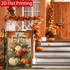 2D Flat - 2D Flat Autumn Flowers Pumpkin Thanksgiving Garden Flag 3 (1) Outdoor Garden Flag Double-Sided Home Decoration Courtyard Decoration Outdoor