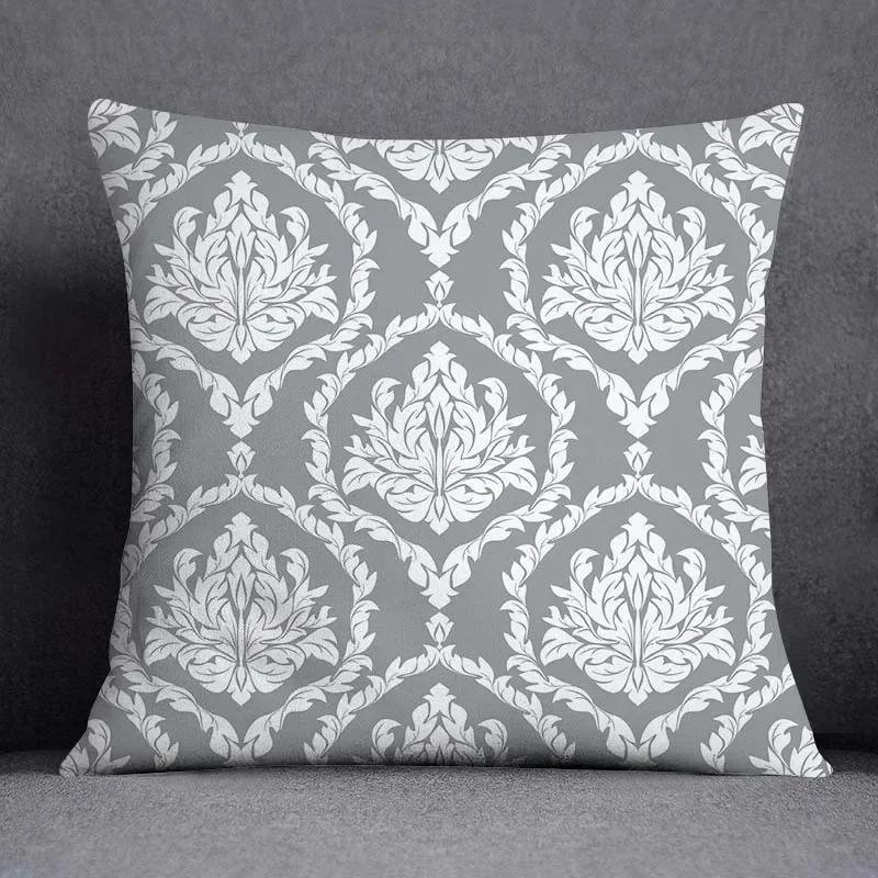 VIKAMA Federa Cuscino Decorativa Lusso Grigia di Alta Gamma, Federa Cuscino Decorazione Divano Casa, Federa Cuscino Decorazione Comodino Camera da Letto