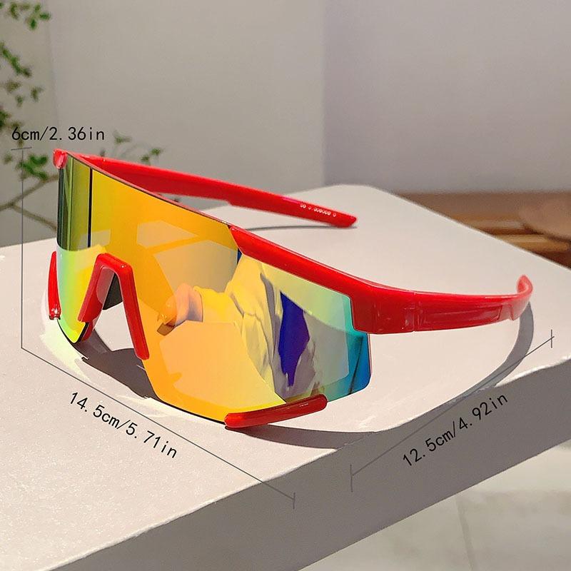 Men's Brand Mirror Goggle Outdoor Sports Black Sunglasses Women Oversize Decor Trends Sun Glasses for Driving Cycling