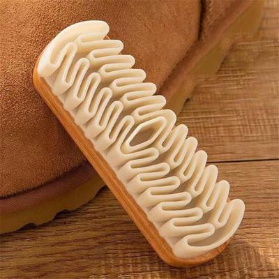 Suede Shoe Brush Plastic Handle Cleaning Stain Eraser for Suede Nubuck Material Boots Cleaner Refresher Tool