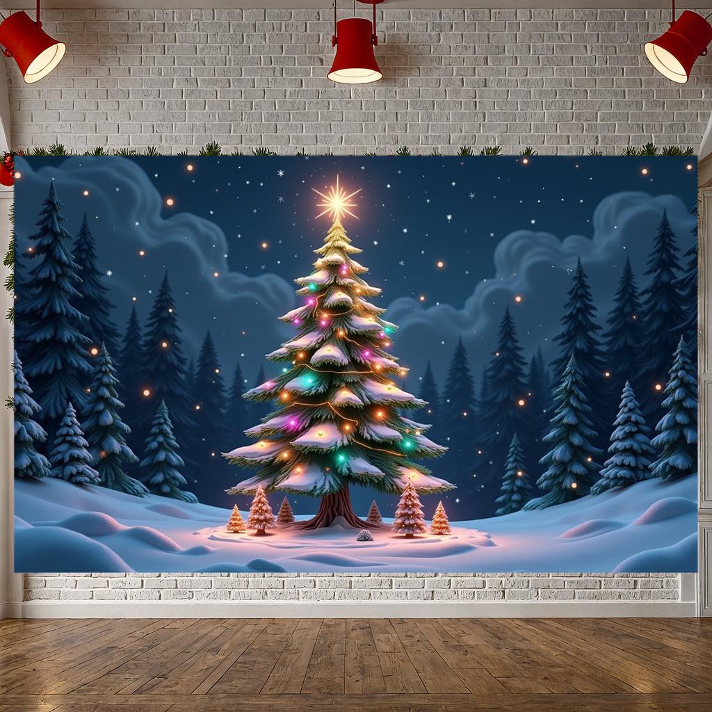 Event Banner Lightweight Party Banner Christmas Decoration Decorative Design Festive Decoration For Photo Background Christmas