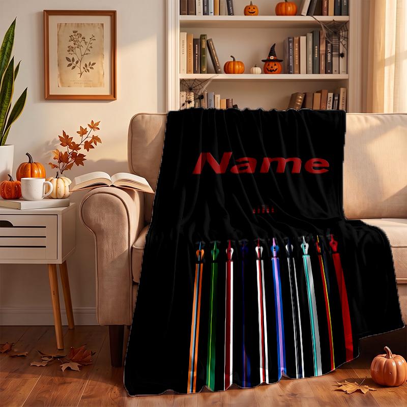 F1 Custom Flannel Blankets Soft Warm Cozy Throws for Home Decor Holiday Gifts