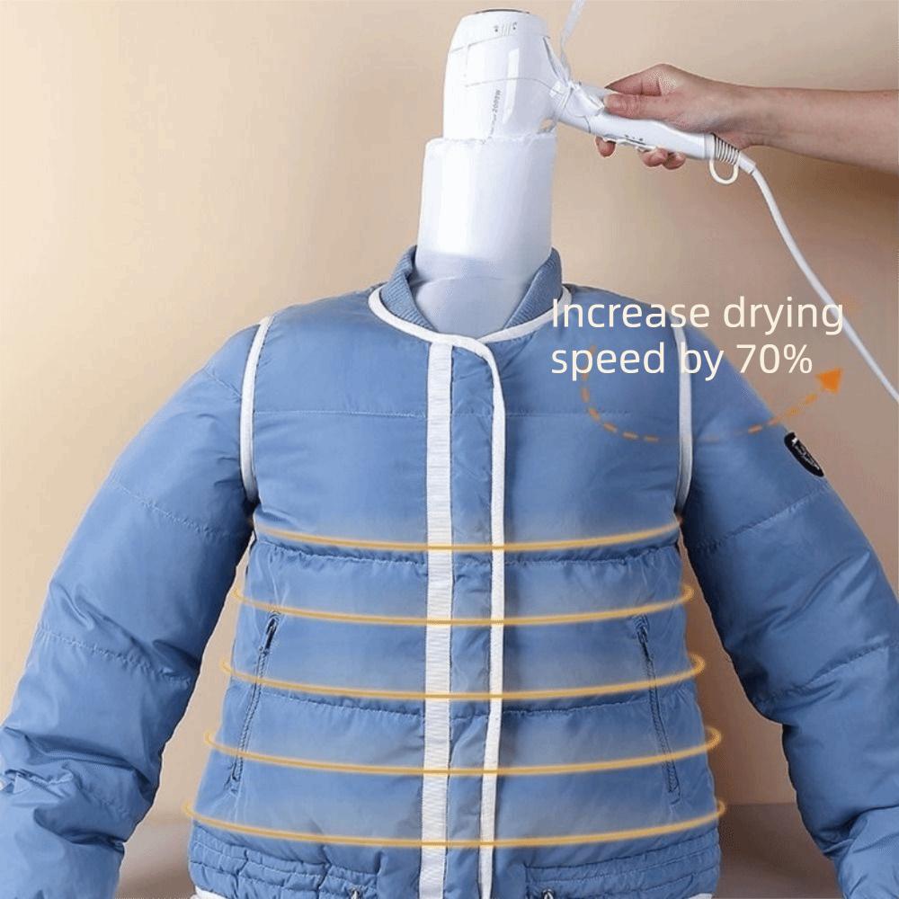 Folding Clothes Dryer Bag Elastic Opening Clothes Drying Bag Portable Garment Drying Bag Business
