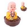 Glücklicher Buddha Statue mit Musik USB-Laden   Lautstärke Cartoon   Lachender Buddha Figur