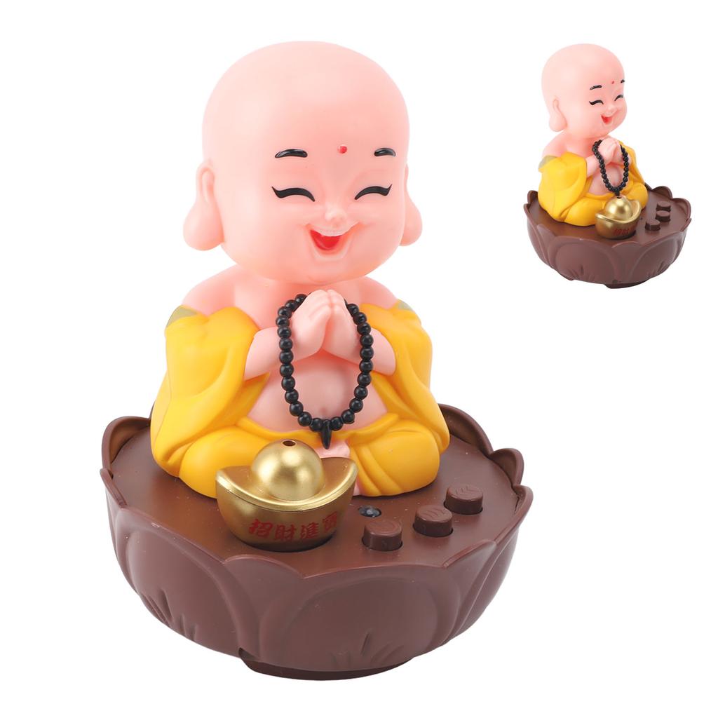 Glücklicher Buddha Statue mit Musik USB-Laden   Lautstärke Cartoon   Lachender Buddha Figur