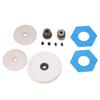 1 10 RC 56T Large Spur Gear with 13T 15T Motor Gear RC Upgrade Parts for Axial SCX10 RC Crawler Car White