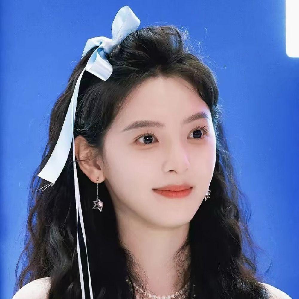 

Tassel Long Hairpins Solid Color Princess Barrettes Cute Ribbon Bow Hair Clips Spring