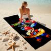 1Pc Super Mario Adventure Beach Towel, Quick Dry, Multi-Use for Beach Pool Gym Yoga Home Travel, Christmas, Halloween, Xmas Gift M928781