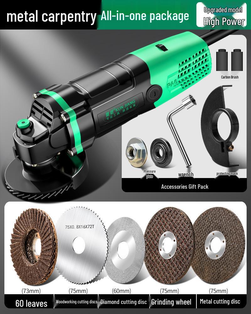 Compact Electric Saw for Wood, Tile, Grout, Metal, Aluminum Alloy - Handheld Home Tool