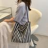 Stylish Striped Canvas - Roomy And Adaptable - Perfect for The Office, Classes, Or a Day Trip.