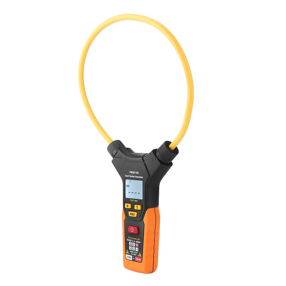 PEAKMETER PM2019S Handheld Digital Flexible Clamp Meter 3000A AC Current Multimeter