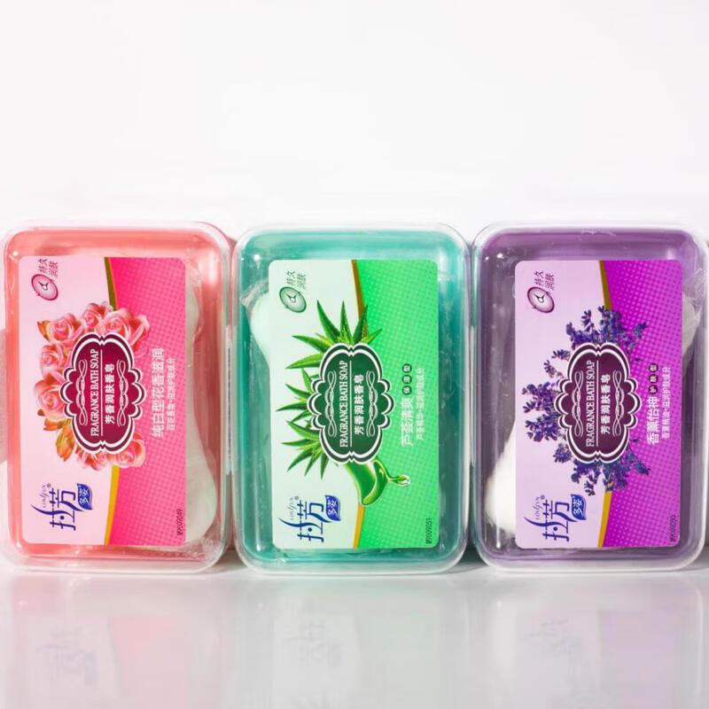 Lafang Moisturizing Floral Scent Soap 4-Bar Pack