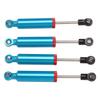4pcs RC Shock Absorber 100mm Damper with Internal Spring for SCX10 110 RC Crawler Car Blue