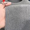 Pierre Cardin Men's Autumn/Winter Thickened Solid Color Wool-Blend Sweater
