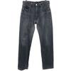 90s 501 Polish Euro Piece Dyed Black Straight Denim Pants Jeans Men's Used