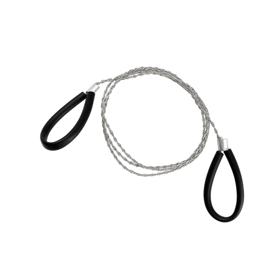 4 Ply Braided Steel Wire Handsaw Manual Operation Cutting Tool For Wood Metal Plastic Outdoor Home Improvement Projects