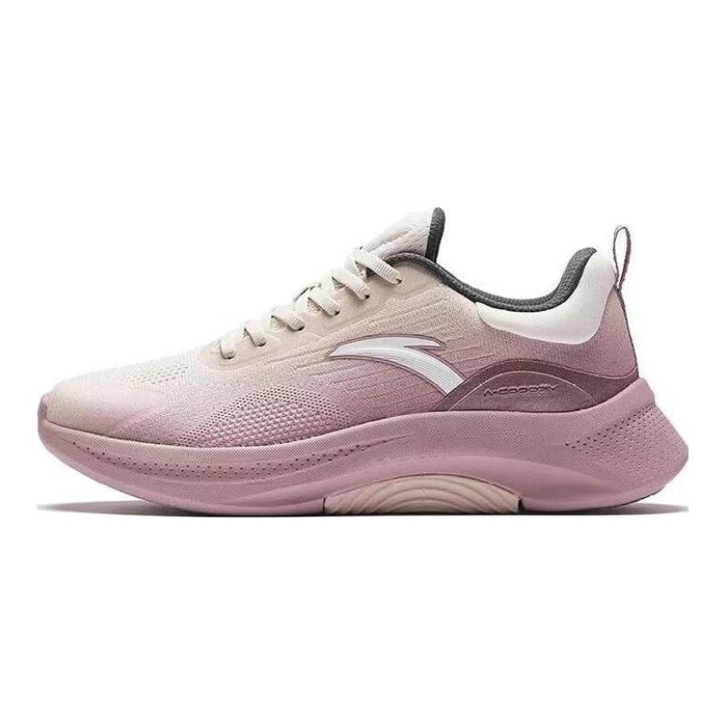 Anta Shining 5 Comfortable Sports Non-Slip Wear-Resistant Low-Top Training Shoes Women Training Shoes Gray Purple 122347718-4