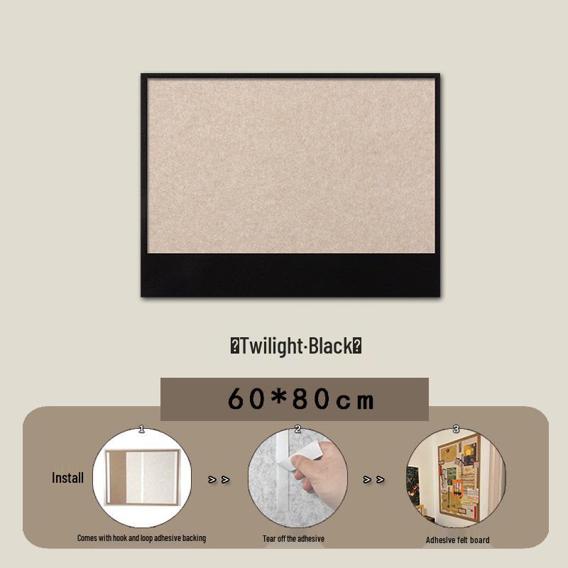 Self-Adhesive Felt Wall Sticker for Photos and Messages