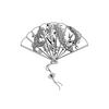 Advanced Sense Of Thorn Wings Ferocious Tiger Butterfly Small Picture Lines Finger Waist Belly Tattoo Sticker
