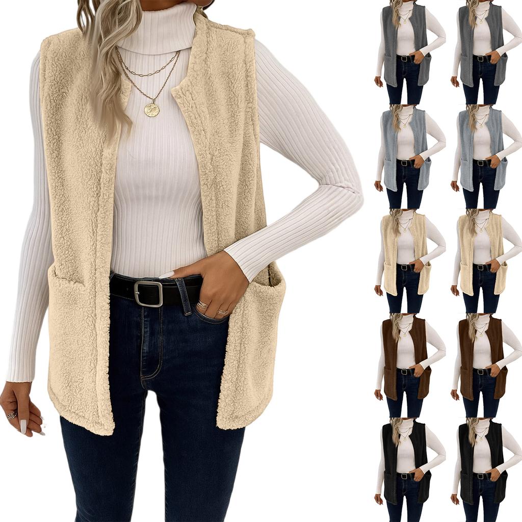 Women's Fashion Coat Loose Solid Color Cardigan Sweater